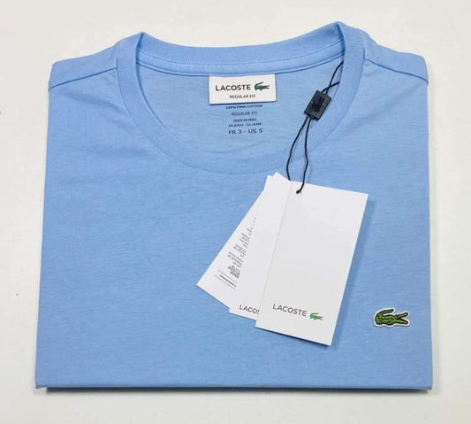 Polo Lacoste cuello redondo manga corta