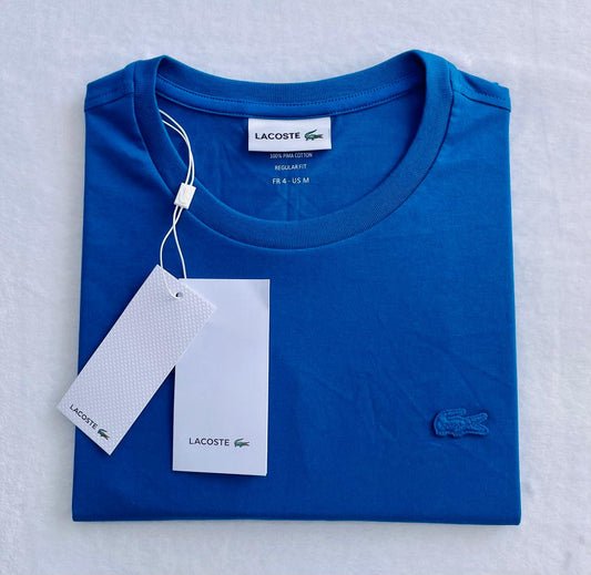 Polo Lacoste cuello redondo manga corta