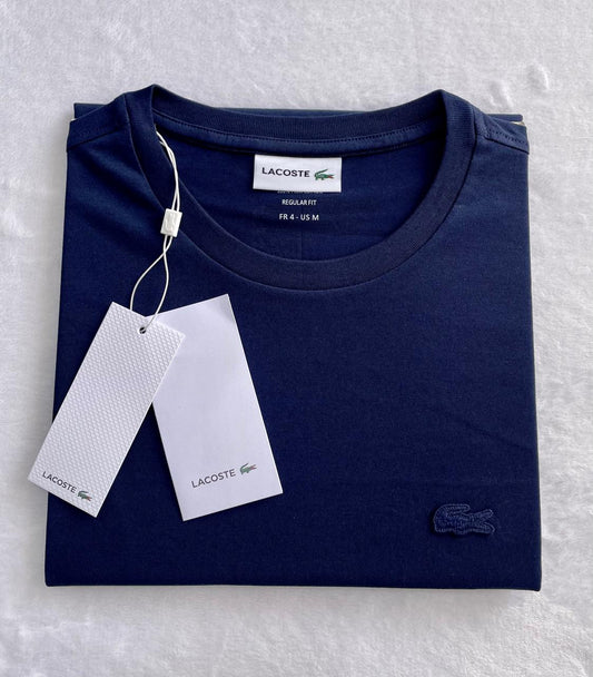 Polo Lacoste cuello redondo manga corta