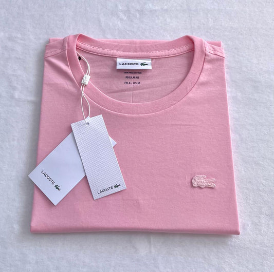 Polo Lacoste cuello redondo manga corta
