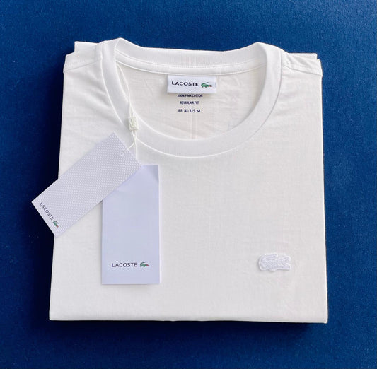 Polo Lacoste cuello redondo manga corta