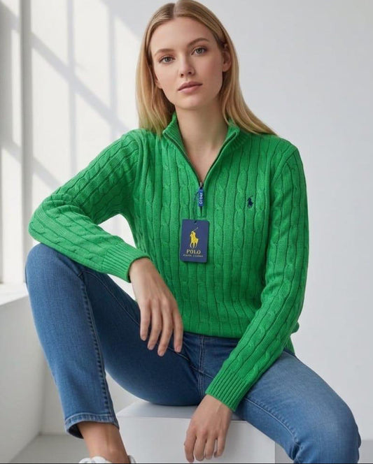Chompa Ralph Lauren medio cierre