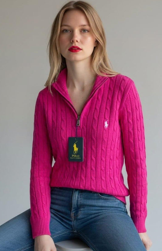 Chompa Ralph Lauren medio cierre