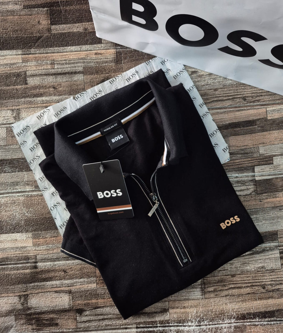 Camisero Hugo Boss algodón piqué