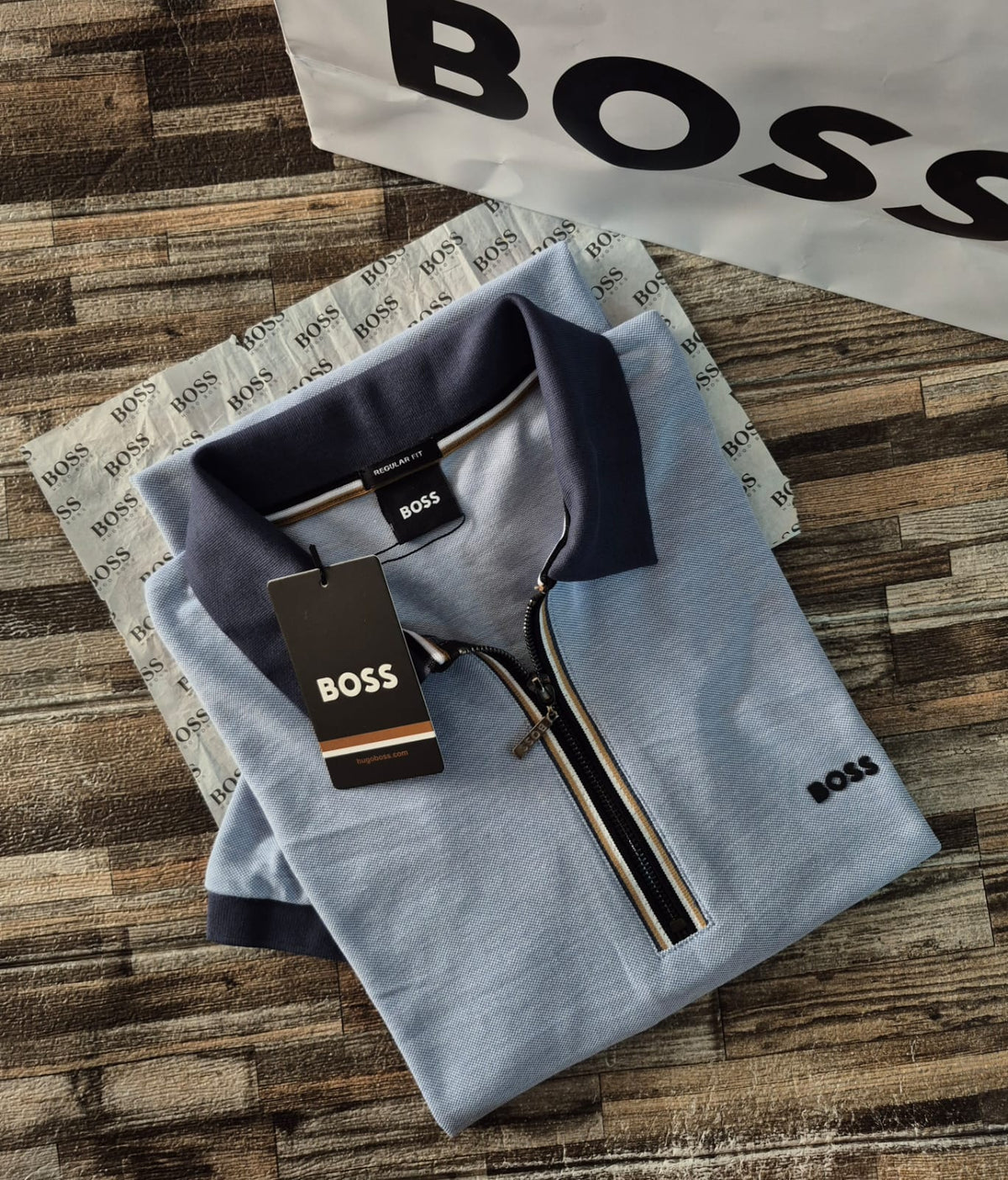 Camisero Hugo Boss algodón piqué