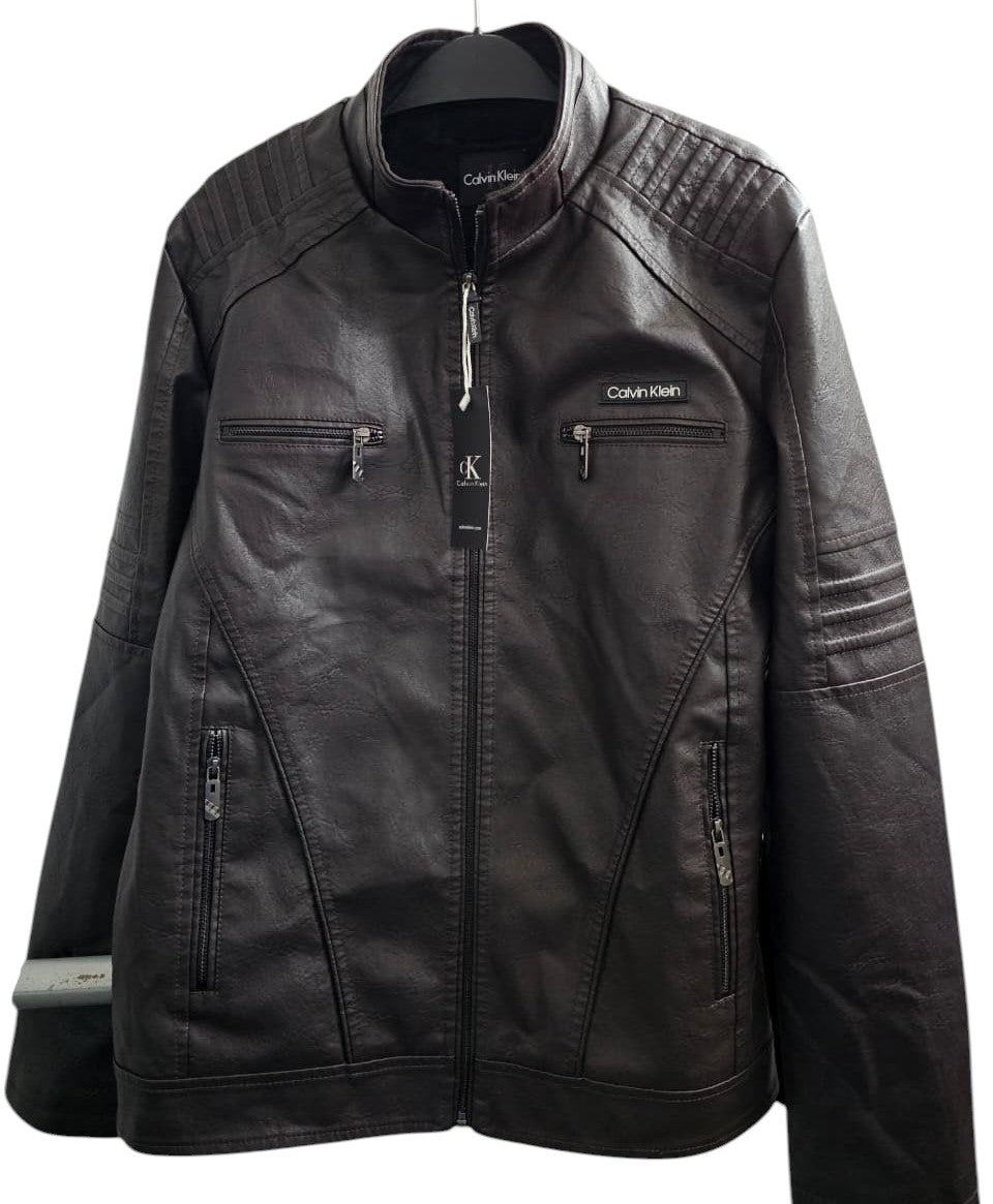 Casaca de cuerina Calvin Klein