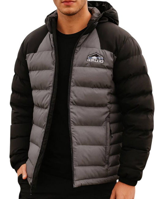 Casaca columbia pluma de ganzo hombre