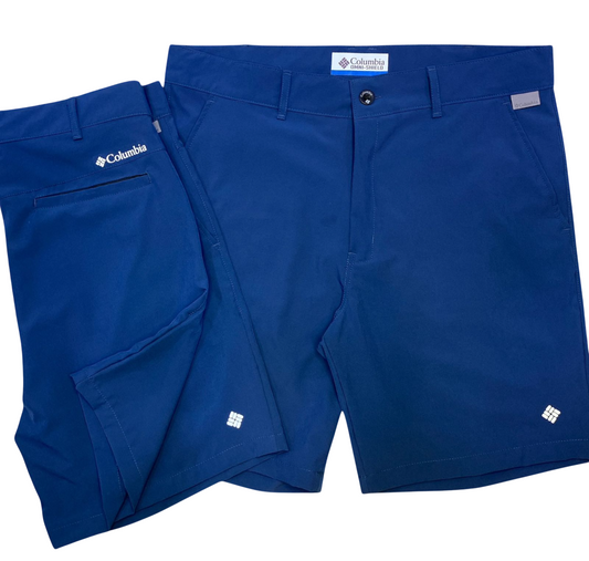 Short Columbia antifluido azulino
