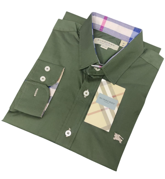 Camisa Burburry para caballero manga larga