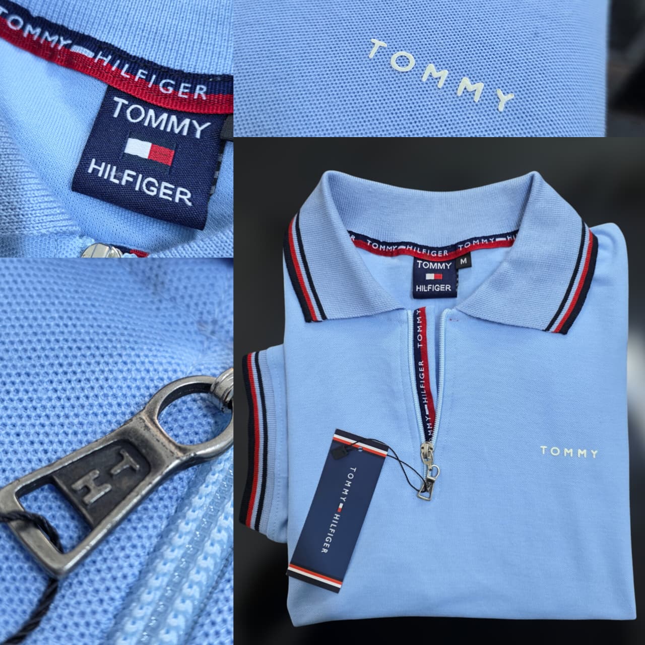 Camisero Tommy H algodón piqué