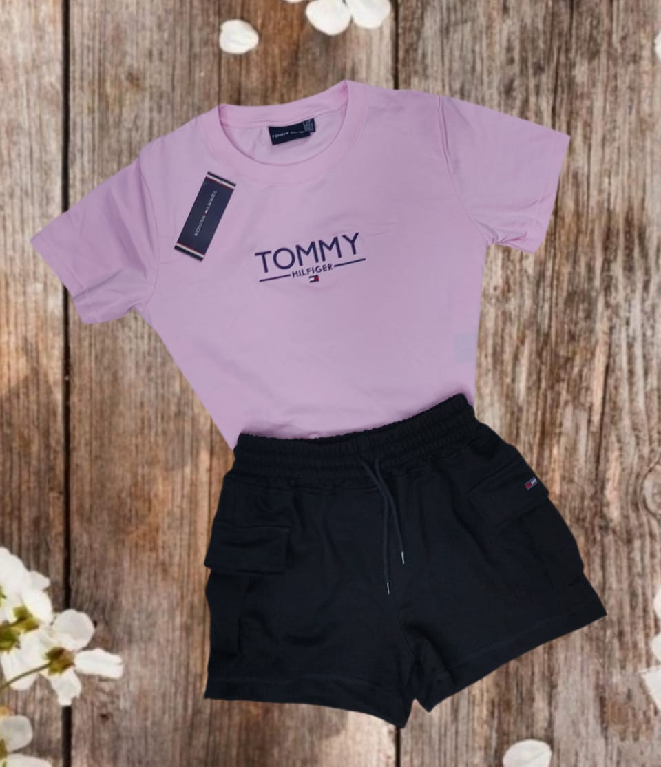 Conjunto Short + polo Tommy Hilfiger