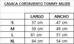 Cortaviento Tommy Hilfiger DAMA