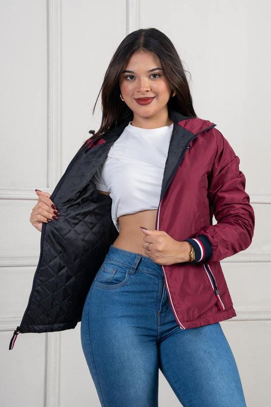 Casaca Tommy Hilfiger acolchada impermeable DAMA