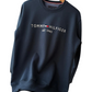 Polera TH cuello redondo color acero
