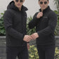 Cortaviento Columbia de hombre 2 en 1 color negro