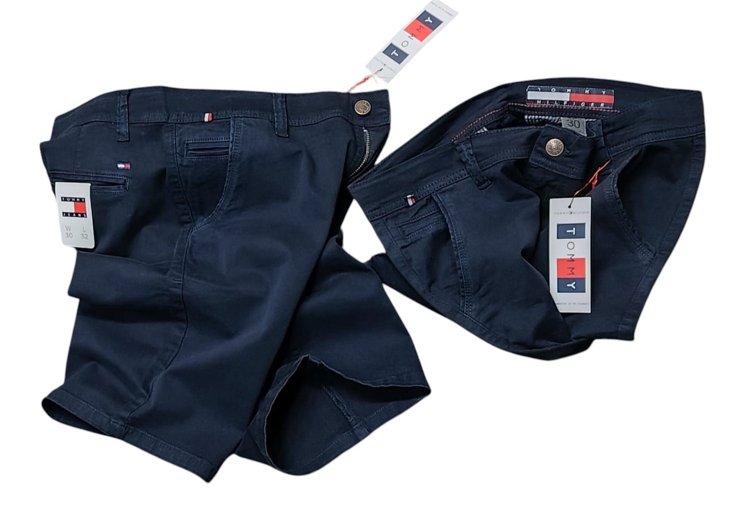 Bermuda Drill colo azul marino