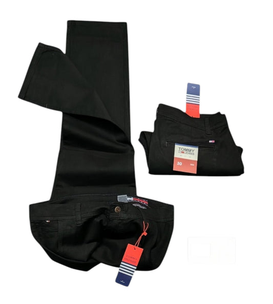 Pantalón  Drill negro Tommy Hilfiger