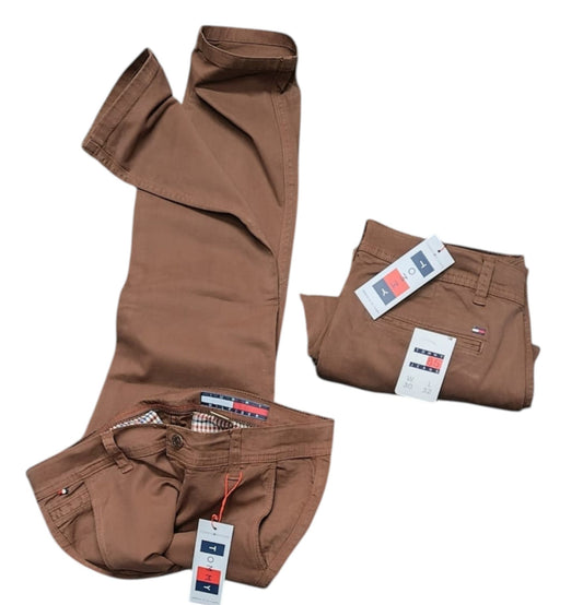 Pantalón  Drill marrón Tommy Hilfiger