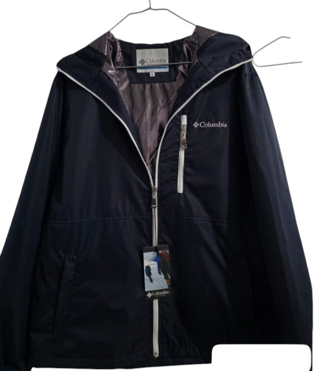 Cortaviento Columbia varón forro interno termoreflectante azul