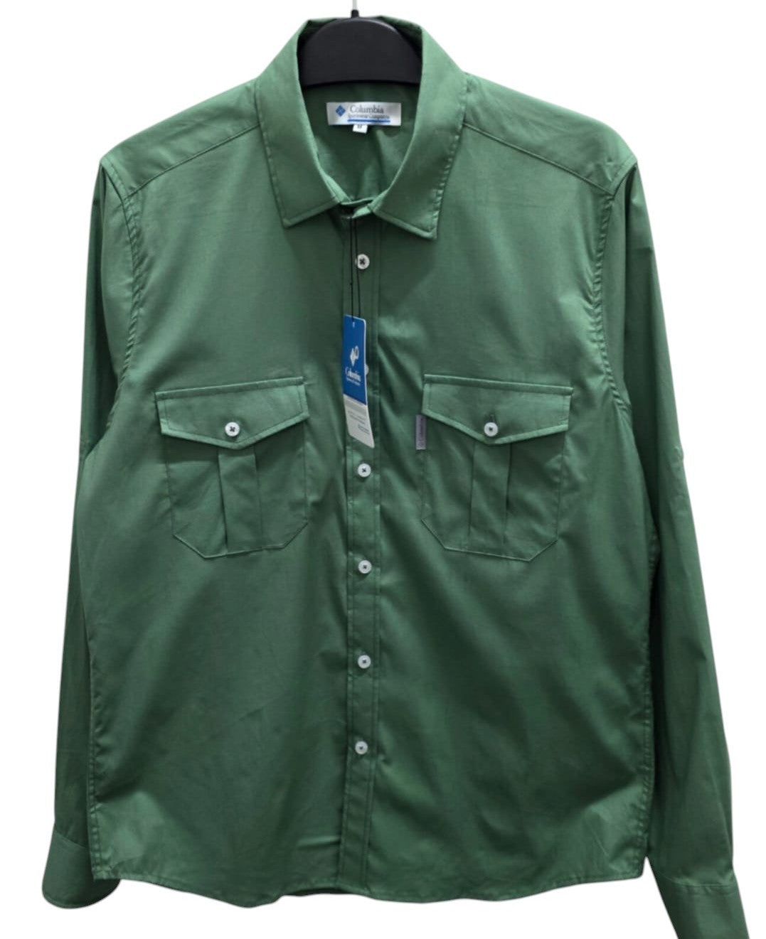 Camisas Columbia con Bolsillo Tipo Cargo