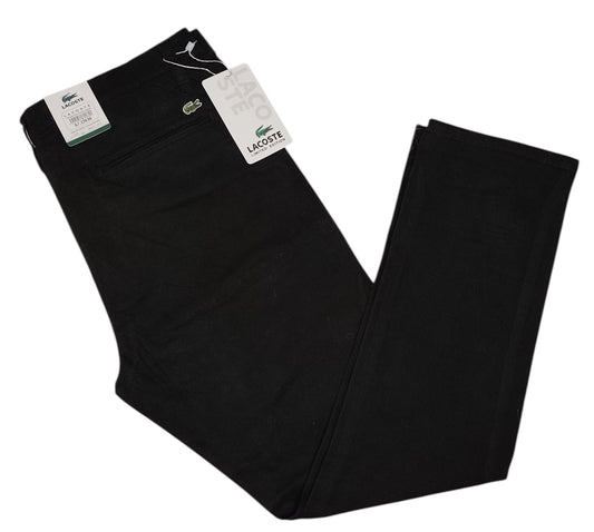 Pantalón Drill negro Lacoste