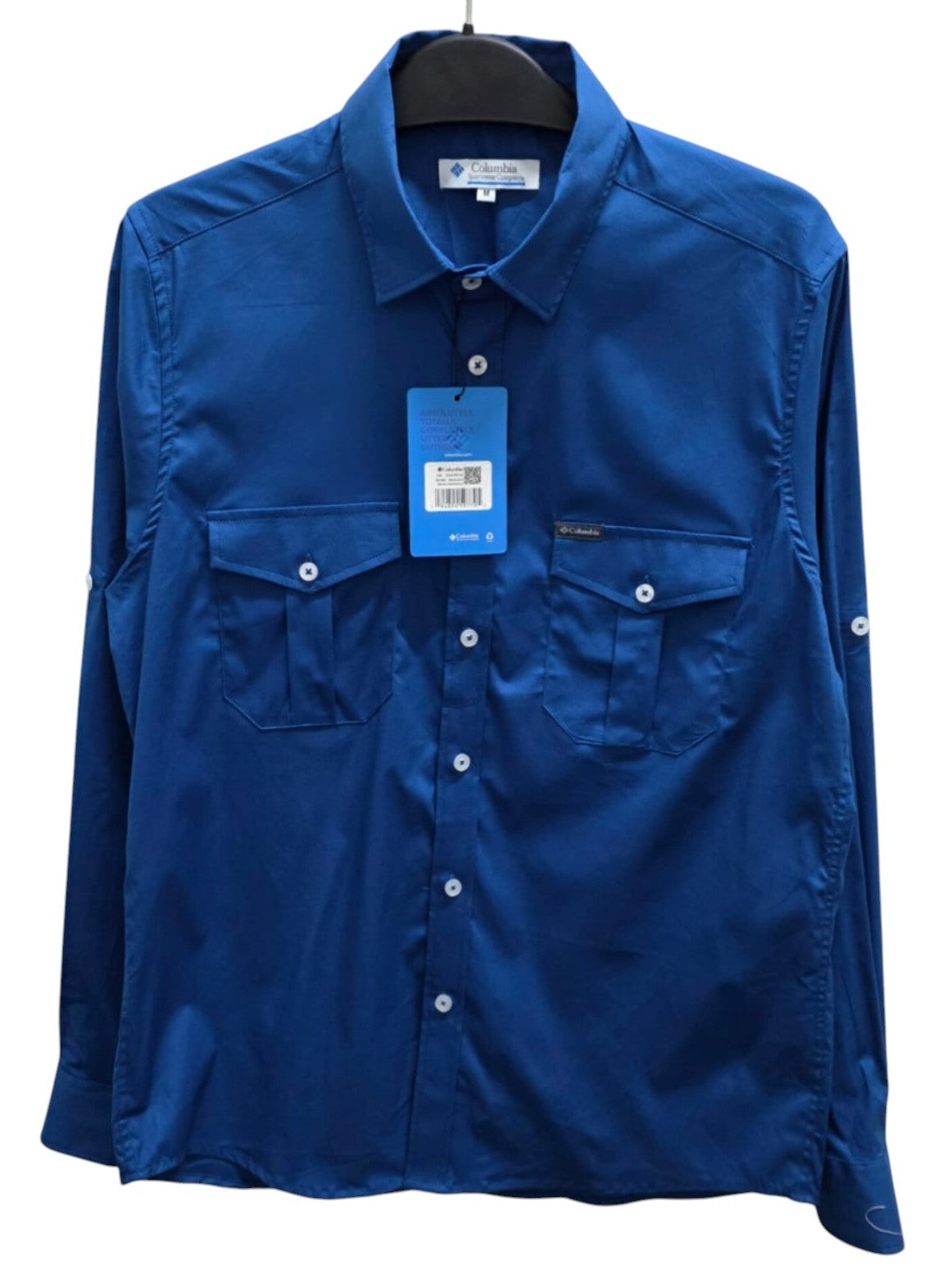 Camisas Columbia con Bolsillo Tipo Cargo