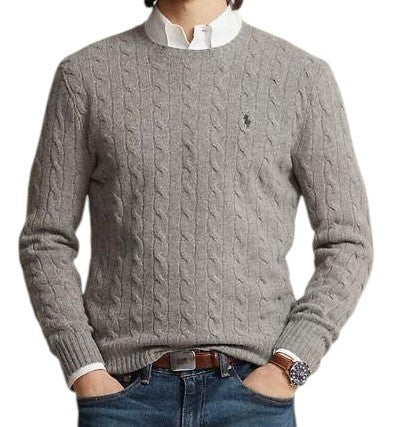 Chompas trenzas RALPH Lauren hilo tejido para caballero